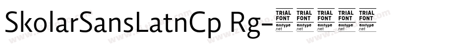 SkolarSansLatnCp Rg字体转换